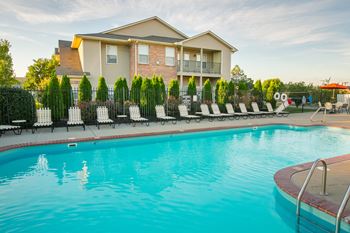 Sparkling swimming pool